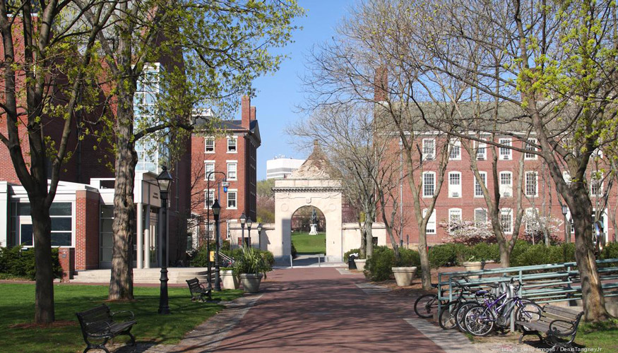 Brown University campus in Providence