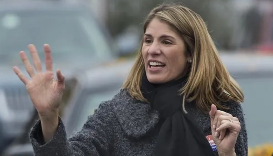 Rep. Lori Trahan waving