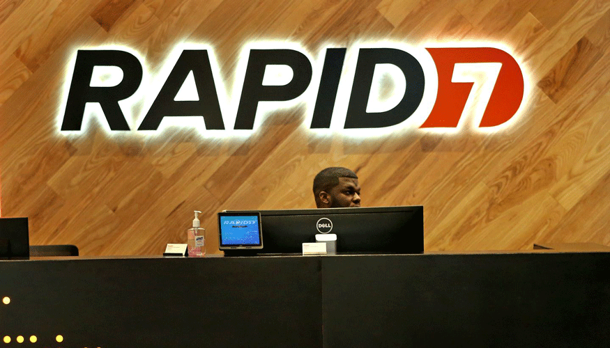 The headquarters of Rapid7, a cybersecurity firm, is located at North Station in Boston.